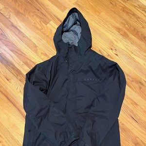 Men’s Burton Black snowboarding shell size XL